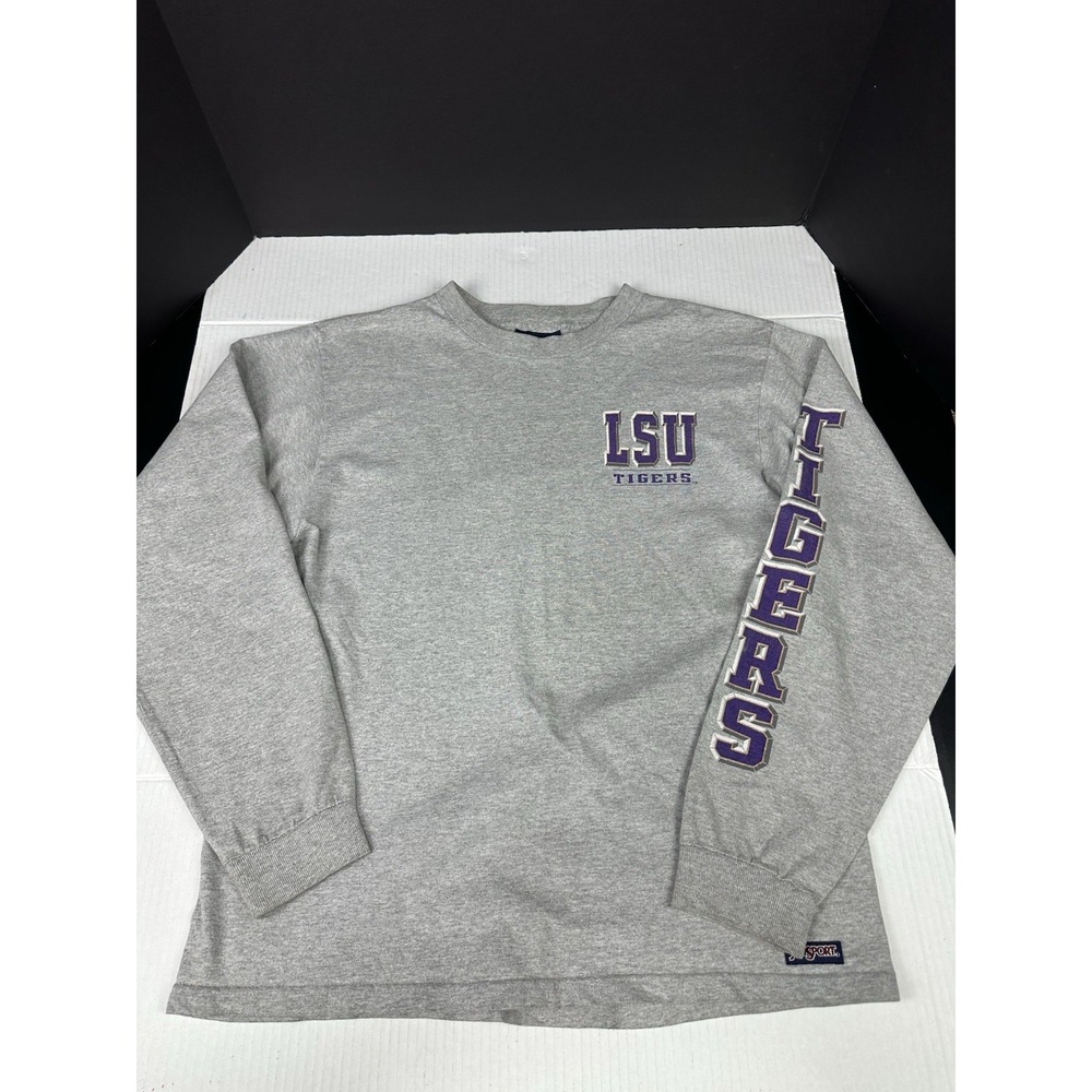 VTG Sm Single Stitch Louisiana State University T-Shirt Adult White LSU Tigers